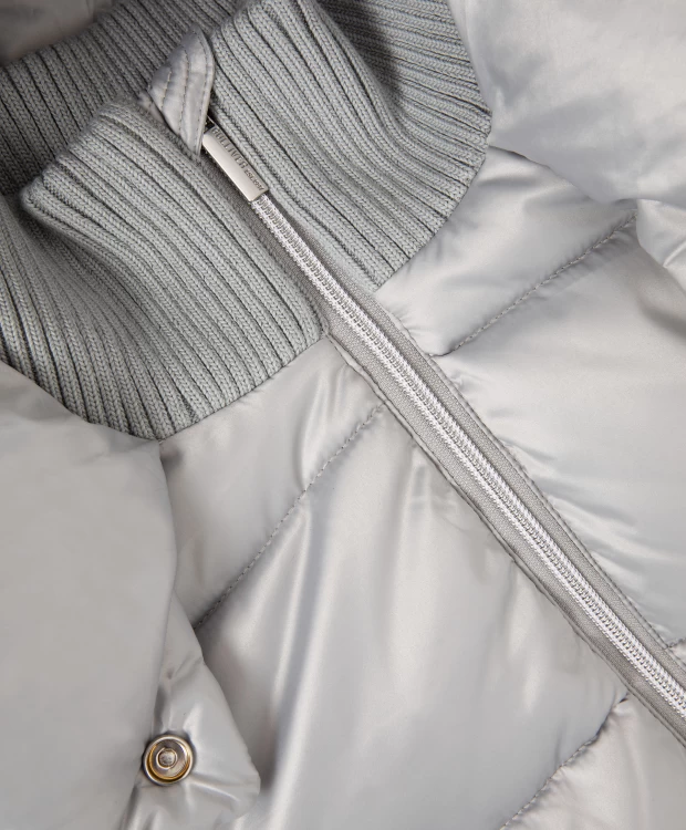 фото Куртка зимняя оверсайз серая gulliver (170)