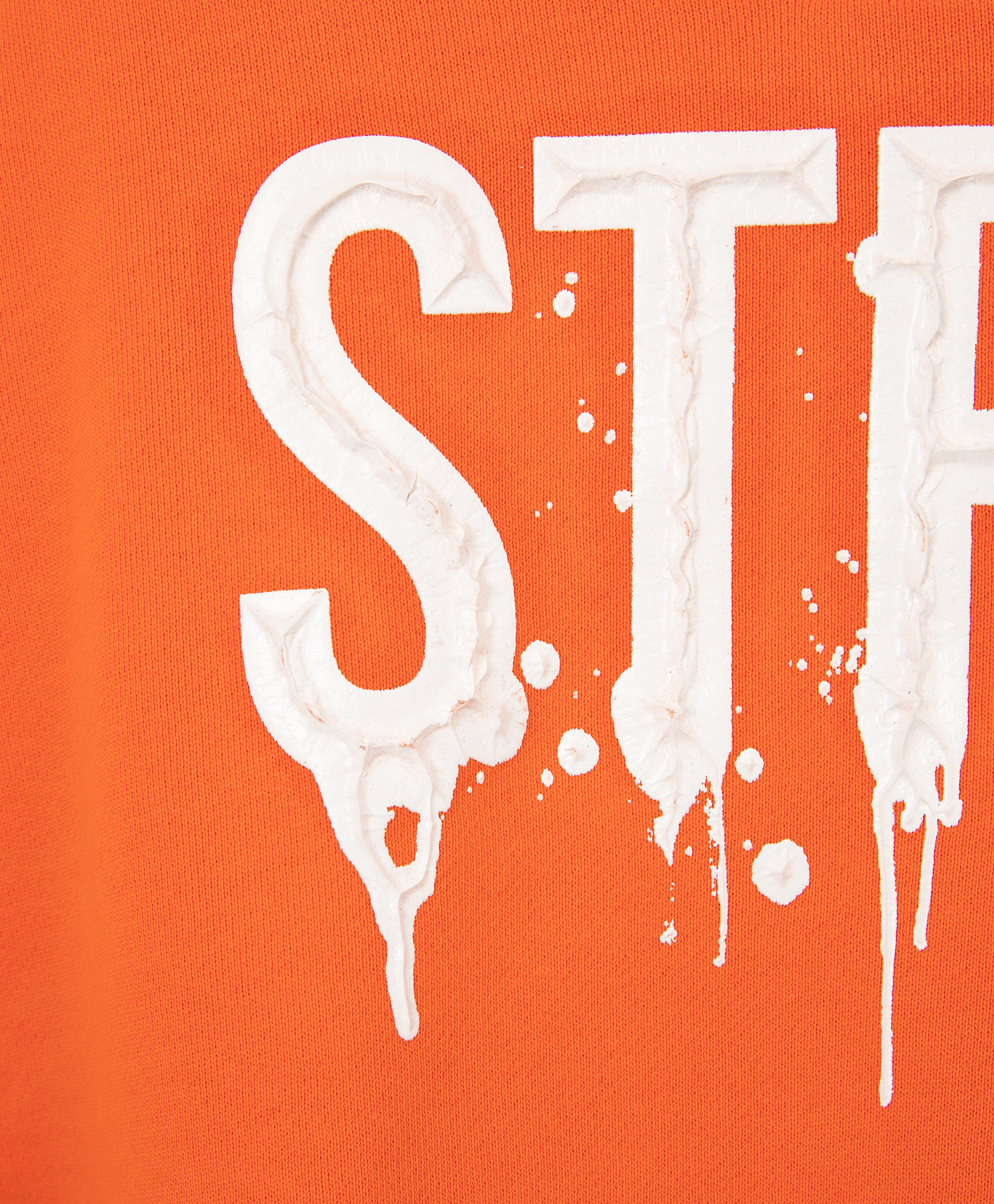 фото Толстовка из футера оверсайз оранжевая gulliver