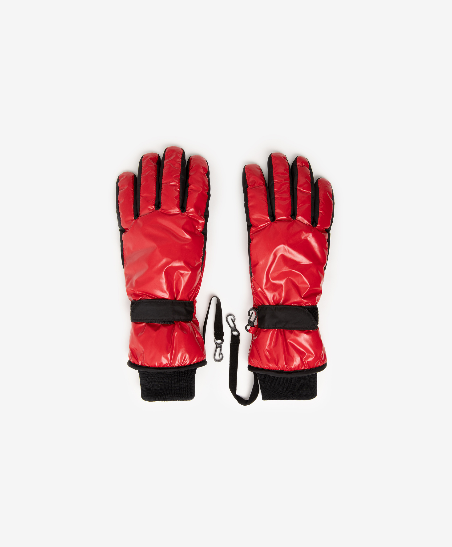 Перчатки зимние плащевые красные Gulliver 22209GJC7602, размер 18 - фото 1