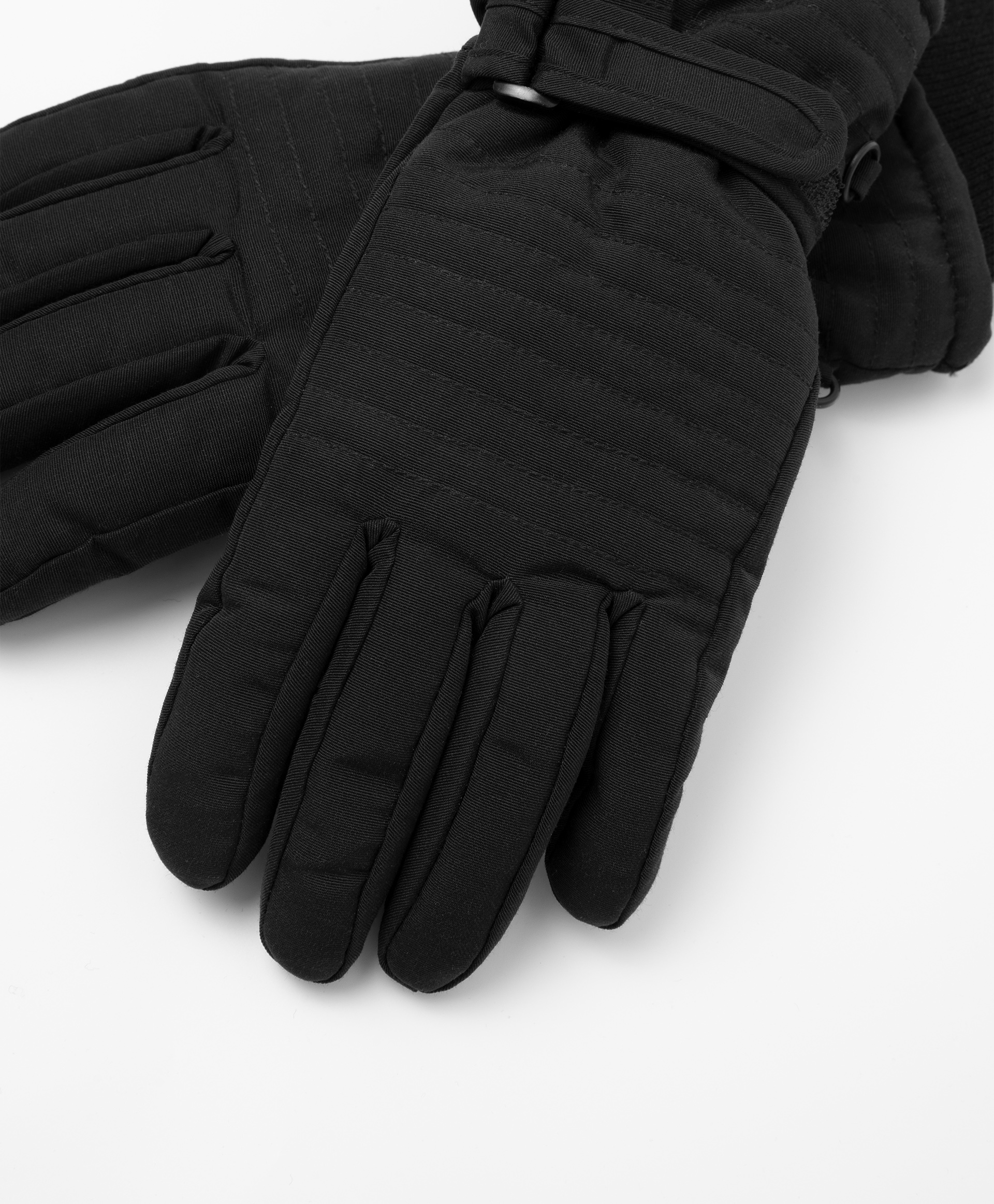 Перчатки зимние плащевые черные Gulliver 22210BJC7605, размер 18 - фото 2