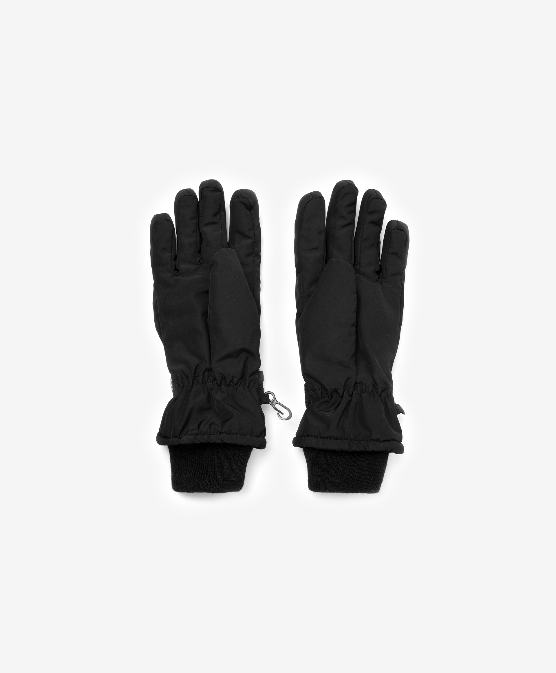 Перчатки утепленные плащевые черные Gulliver 22211BJC7606, размер 16 - фото 2