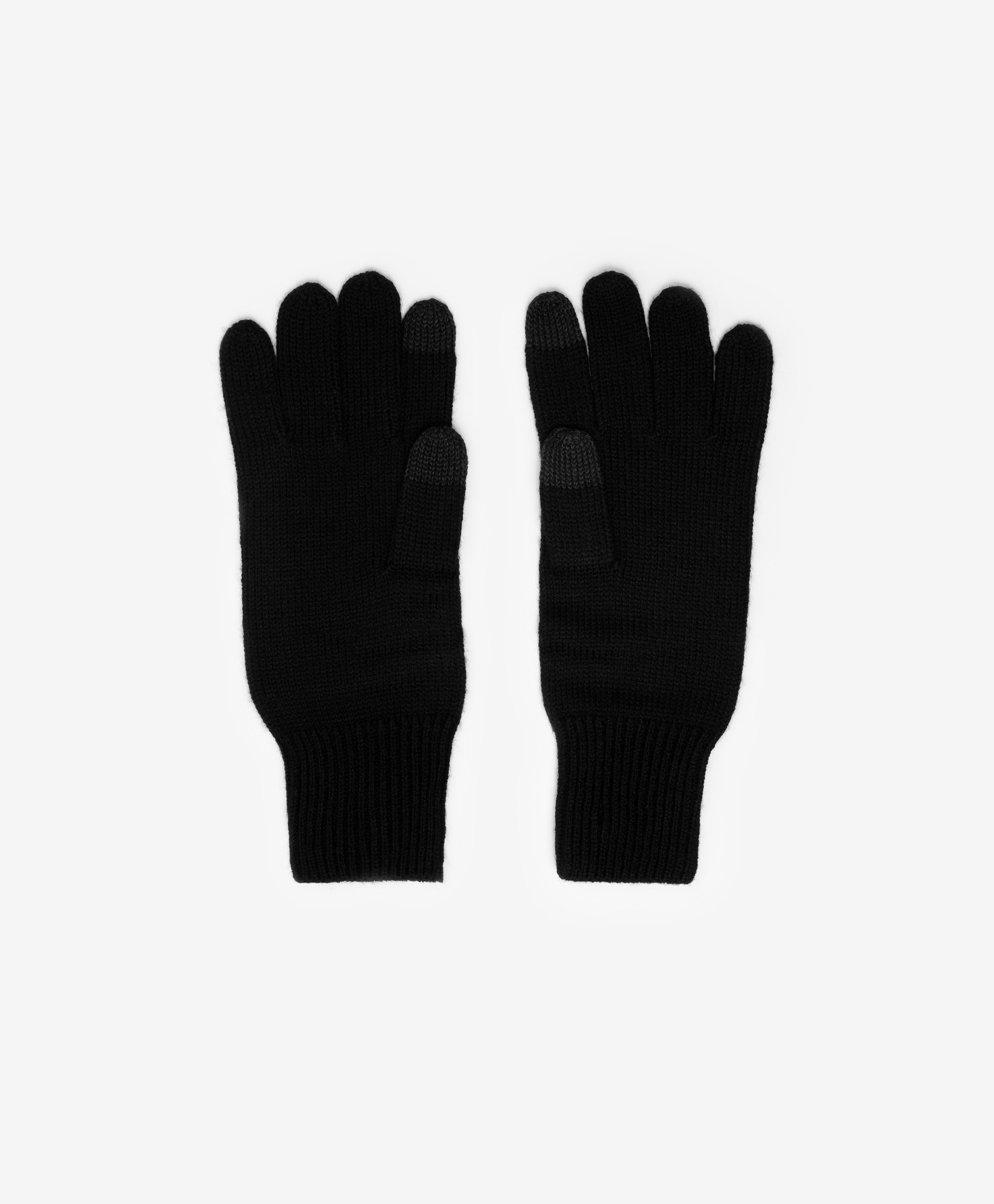 Перчатки вязаные с мраморным рисунком черные Gulliver 22212BJC7601, размер 18, цвет черный - фото 2