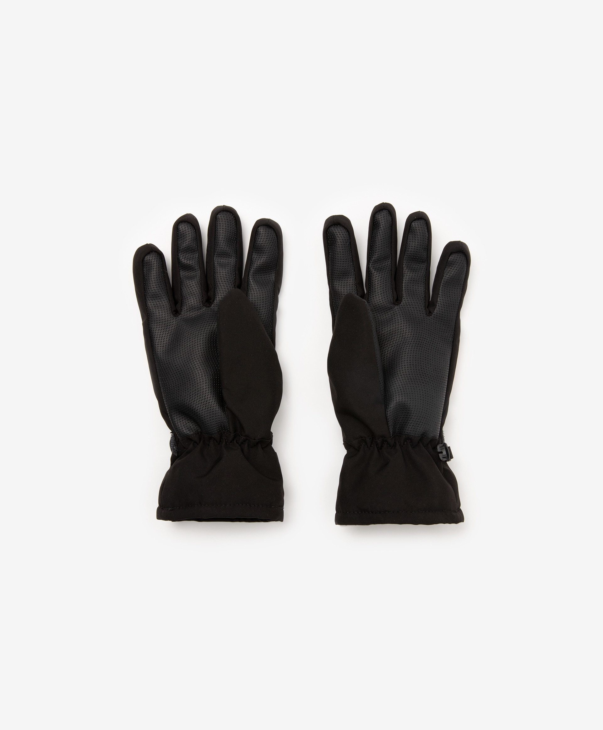 Перчатки утепленные из плотной плащовки черные Gulliver 22212BJC7602, размер 18 - фото 3