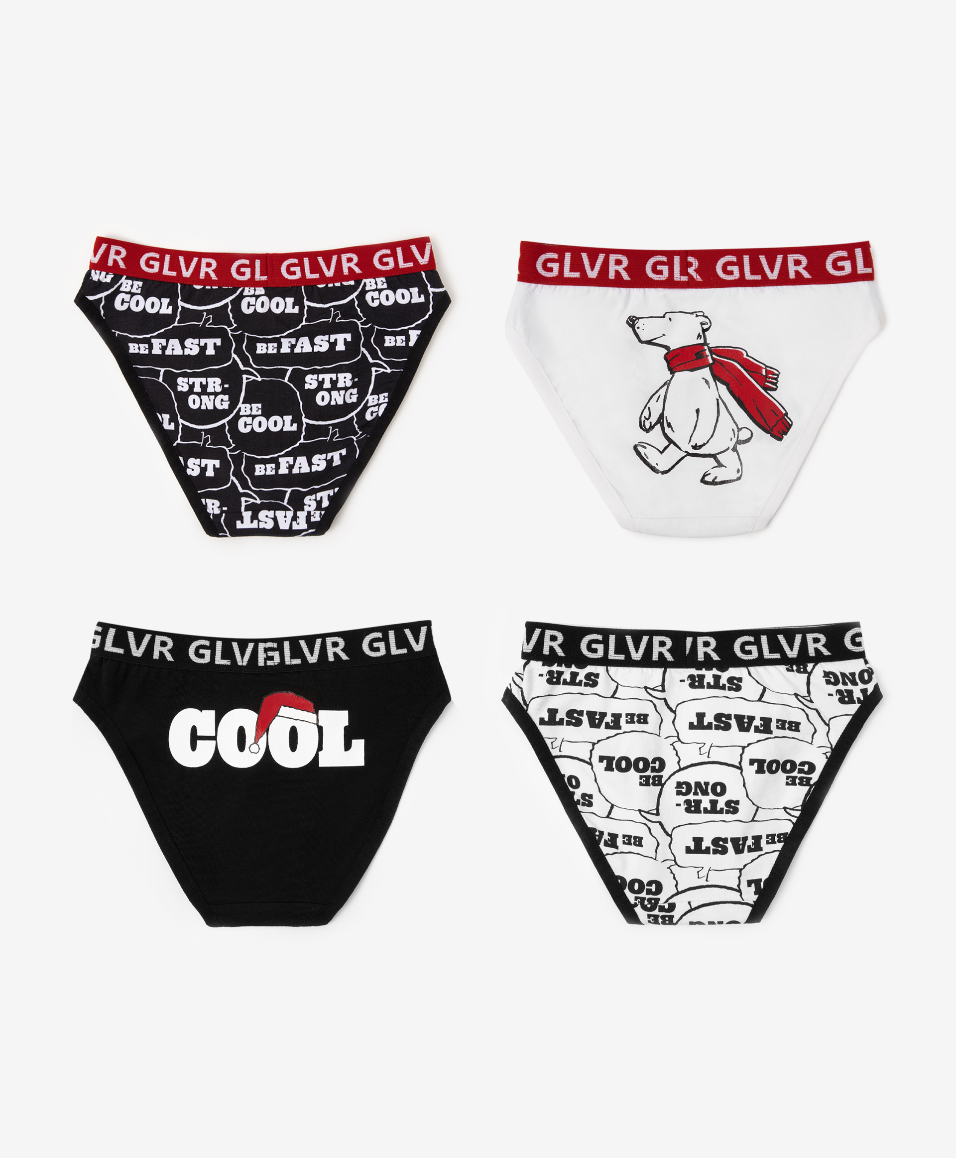 фото Набор трусов для девочки с принтом в подарочной упаковке gulliver