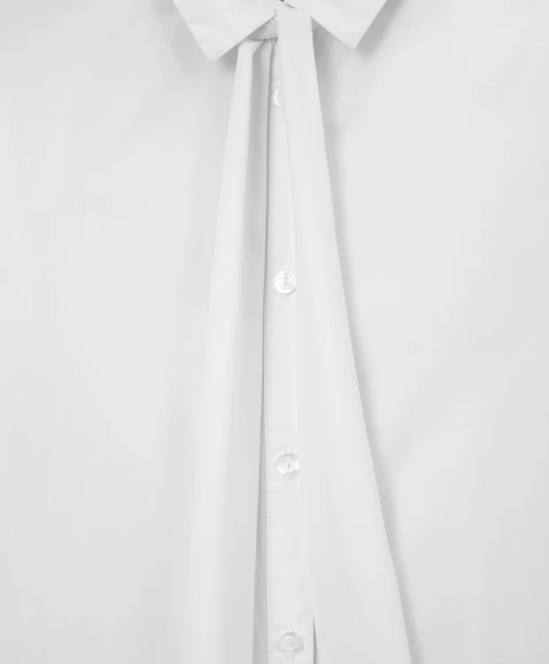 фото Блузка комбинированная белая gulliver (128)