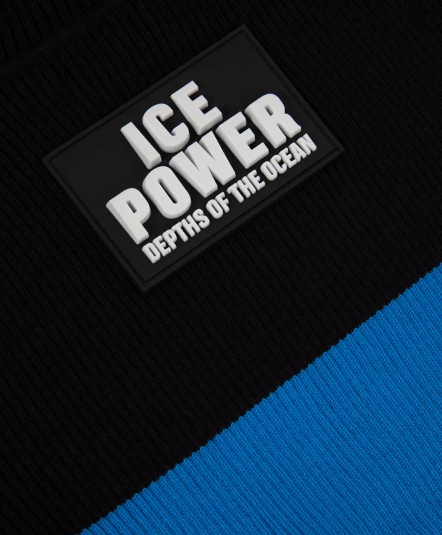 фото Водолазка с шевроном синяя gulliver (110)