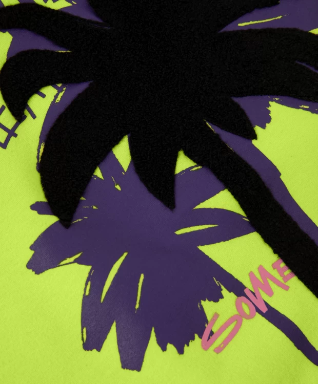 фото Толстовка с вышивкой лаймового цвета gulliver (134)