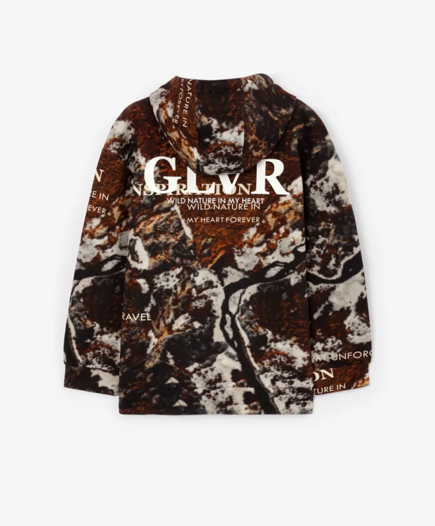 фото Толстовка распашная мультицвет gulliver (164)