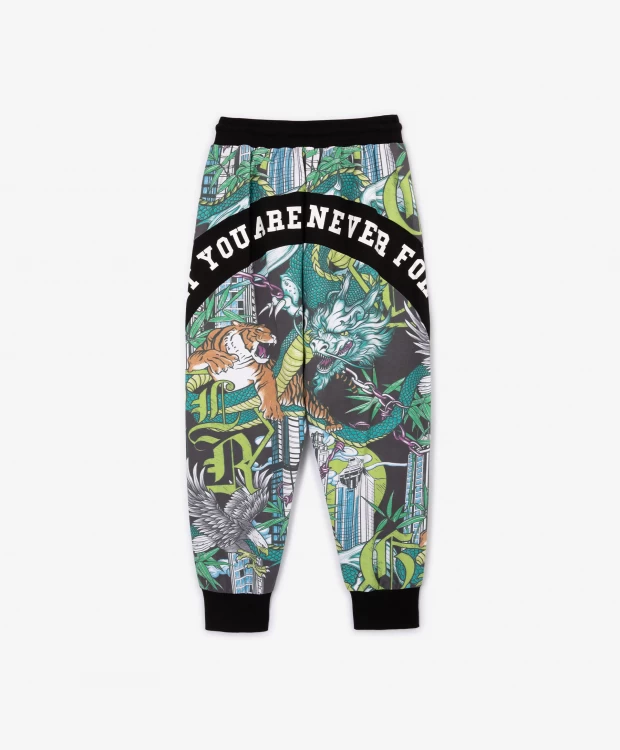 фото Брюки-джоггеры с рисунком gulliver (158)