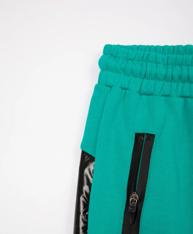 фото Брюки-джоггеры с зеленые gulliver (164)