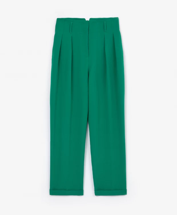 Брюки широкие зеленые GLVR брюки широкие зеленые glvr