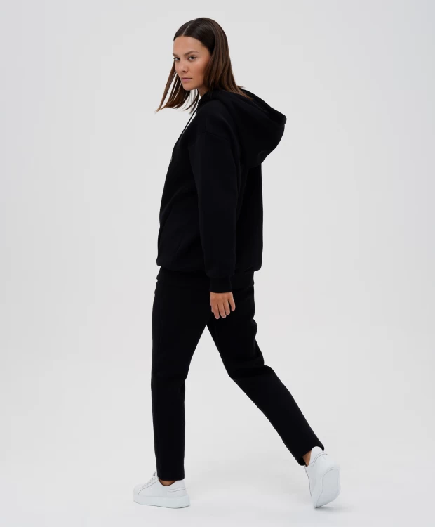 фото Худи удлиненное черное glvr (xl)