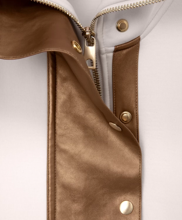 фото Толстовка нераспашная молочного цвета glvr (s)