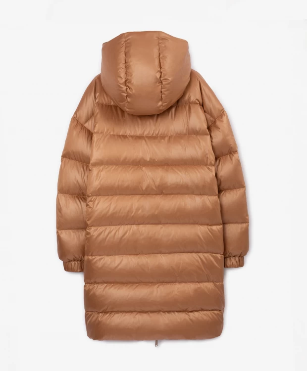 фото Пальто оверсайз зимнее бежевое glvr (xl)