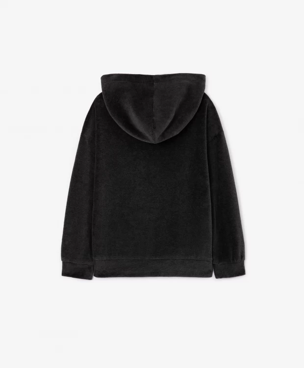 фото Толстовка для мальчика с капюшоном оверсайз gulliver (128)