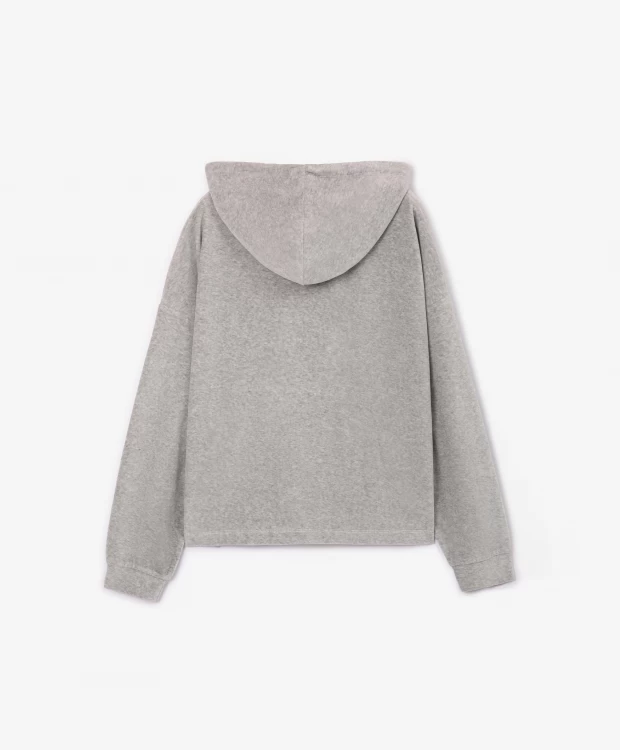 фото Толстовка женская с капюшоном оверсайз gulliver (s)