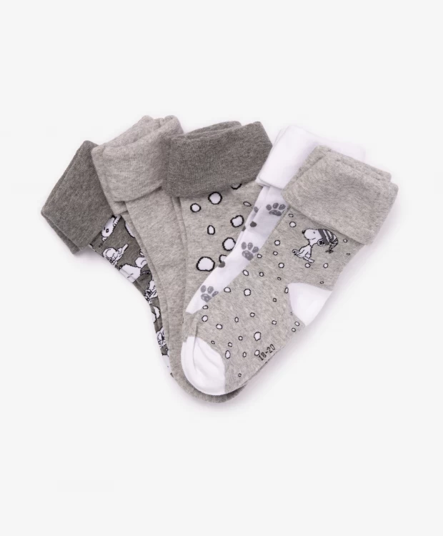 Комплект носков для девочки с принтом в подарочной упаковке Gulliver (26-28)