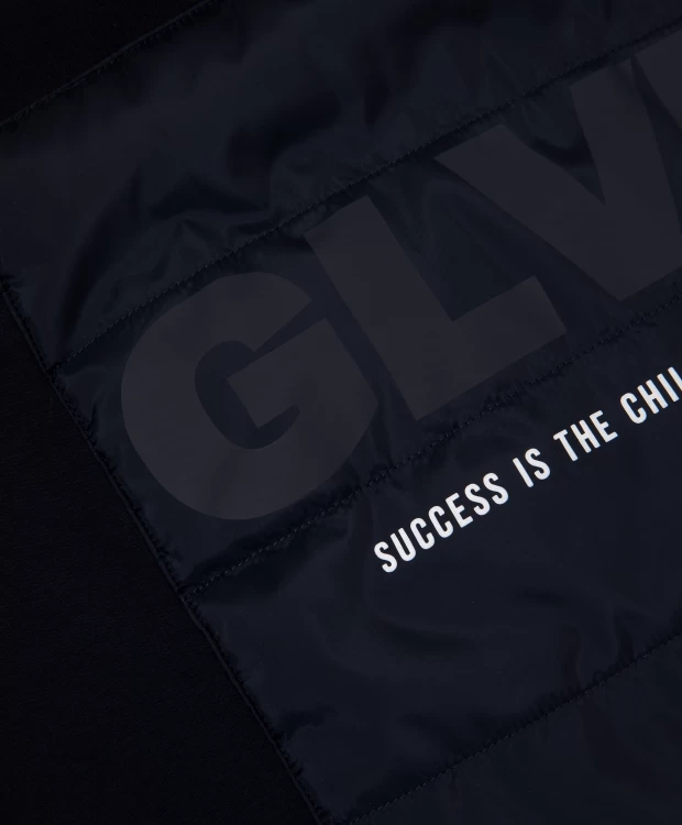 фото Толстовка с капюшоном синяя gulliver (146)