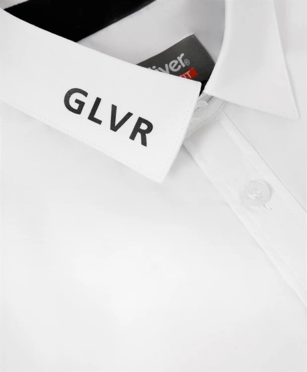 фото Рубашка с длинным рукавом белая gulliver (140)