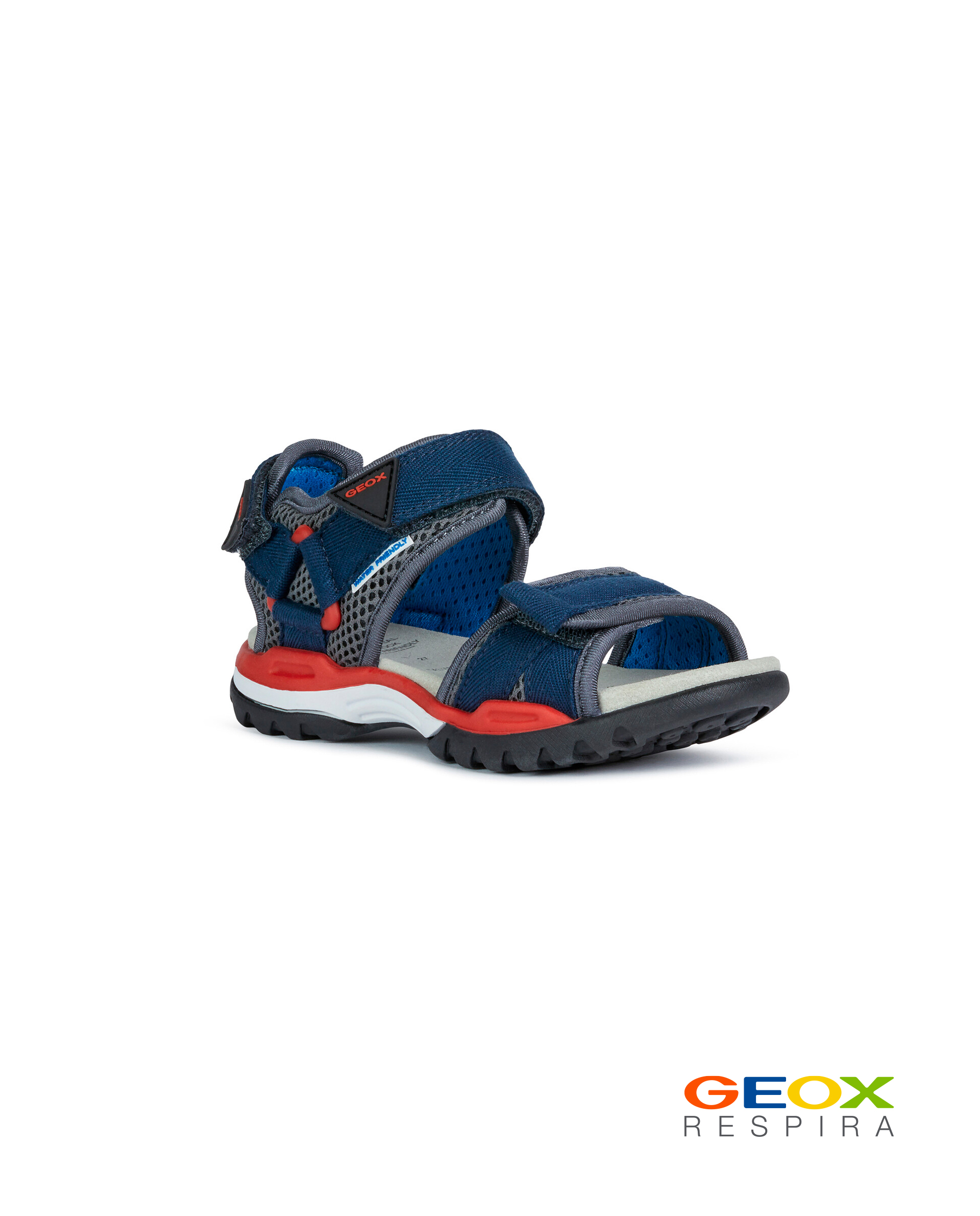 Синие сандалии Geox для мальчика J020RC01411C0735, размер 34, цвет синий - фото 1