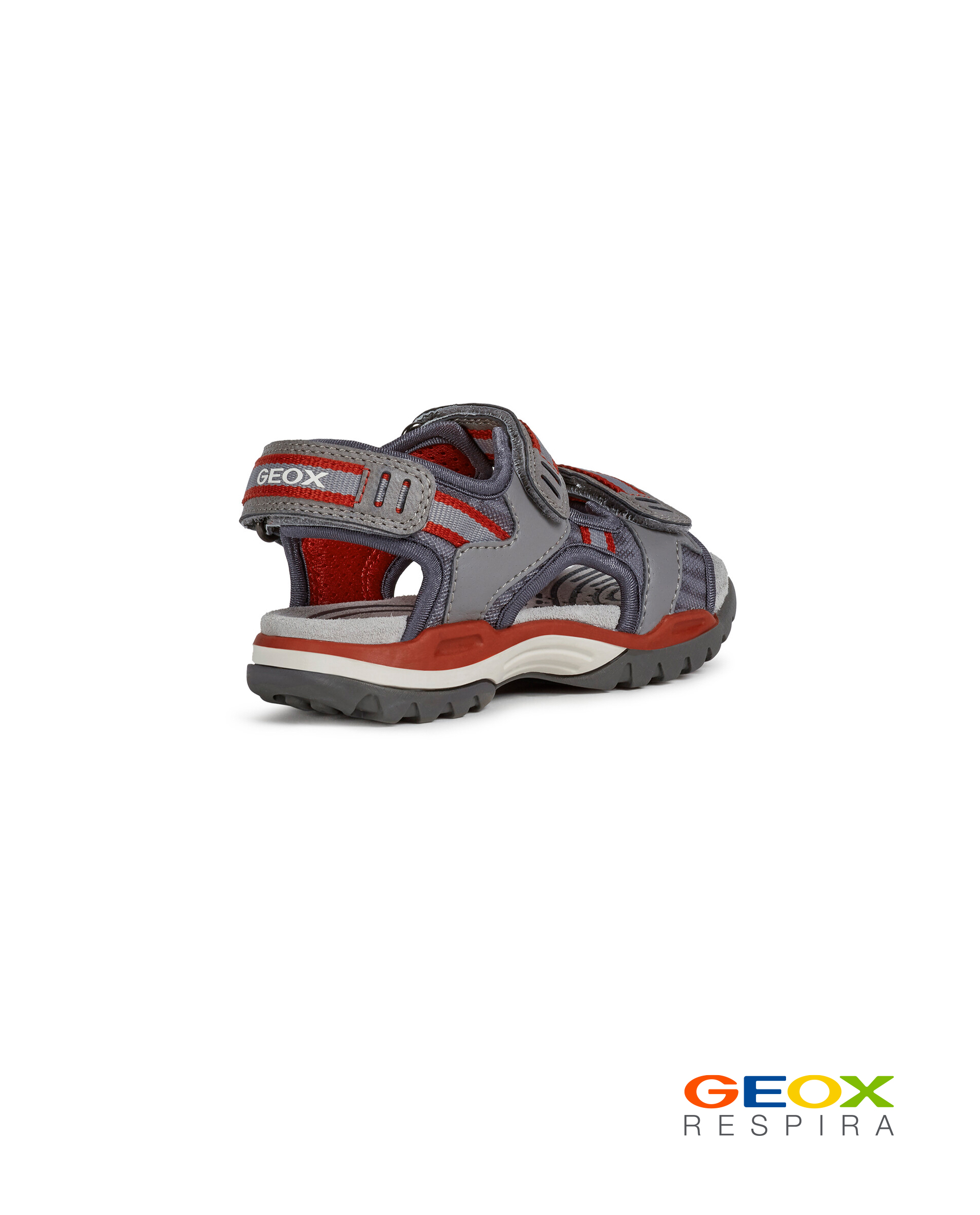Серые сандалии Geox для мальчика J020RD014MEC0051, размер 32, цвет серый - фото 3