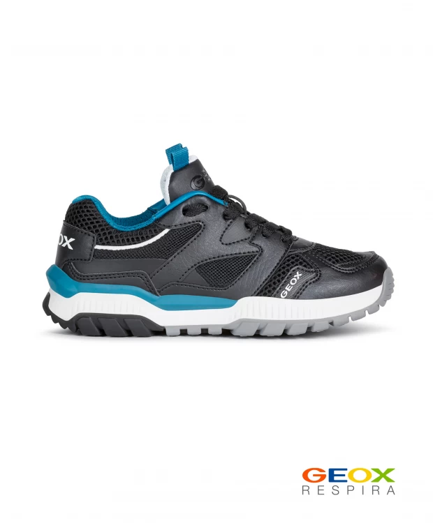 Черные кроссовки Geox с бирюзовыми вставками (36), размер 36 Черные кроссовки Geox с бирюзовыми вставками (36) - фото 6