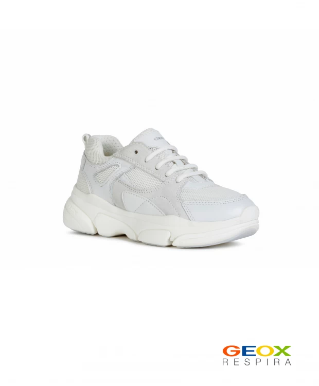 Белые кроссовки Geox для девочки (34)