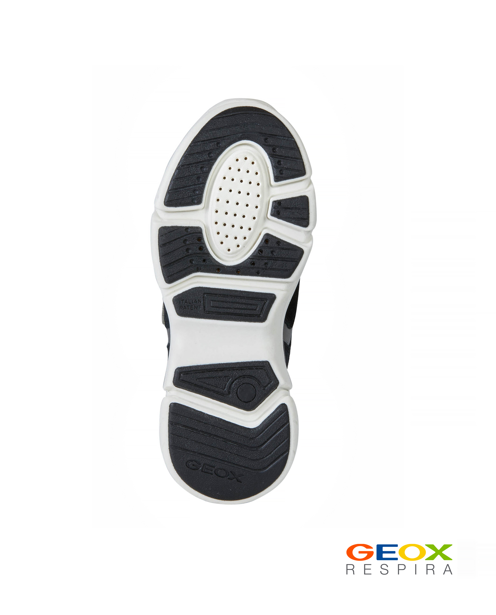 Черные кроссовки Geox с серебристыми вставками J02BGELAJ22C1363, размер 38, цвет черный - фото 5