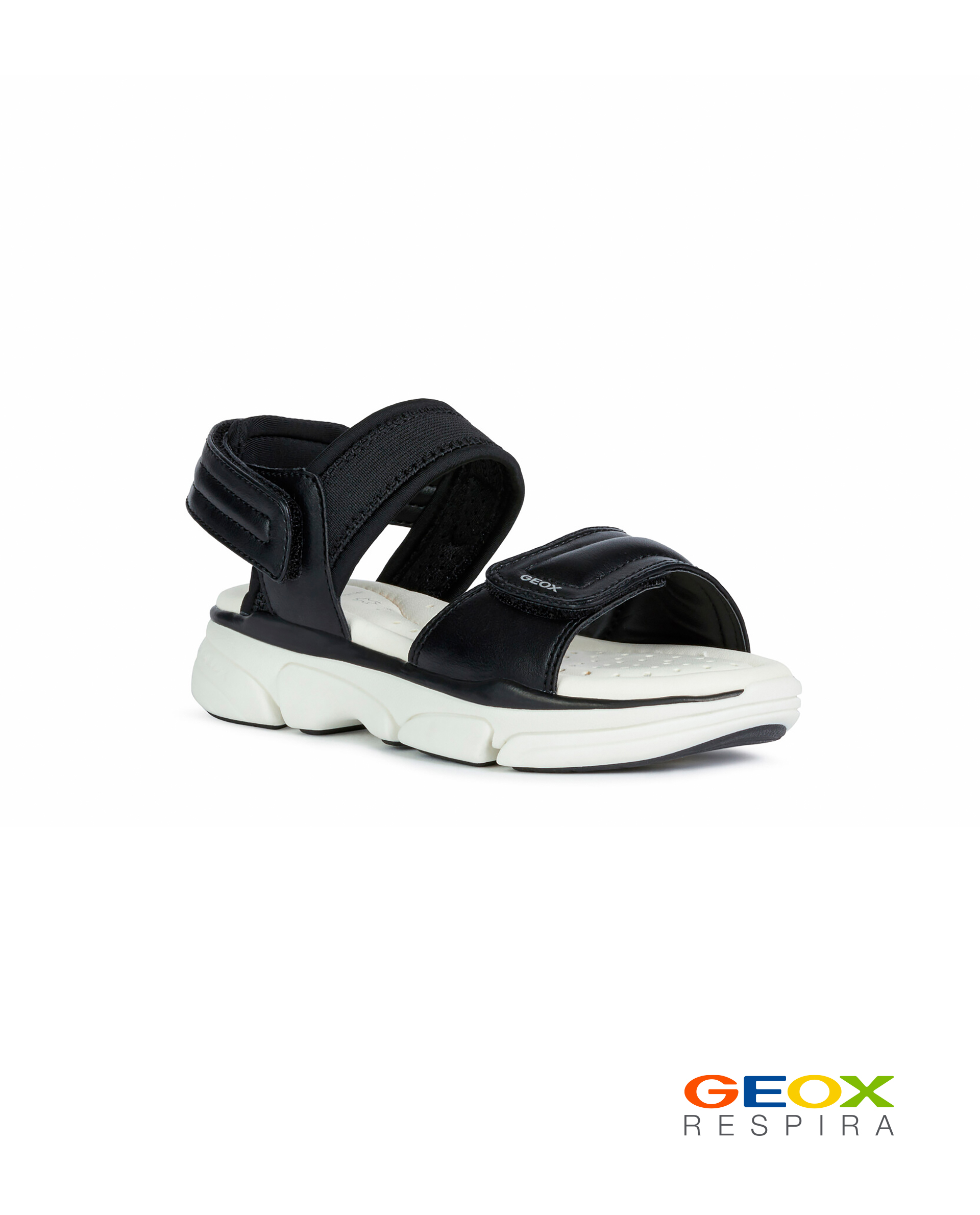 Черные сандалии Geox J02BHE0BCNHC9999, размер 36, цвет черный - фото 1