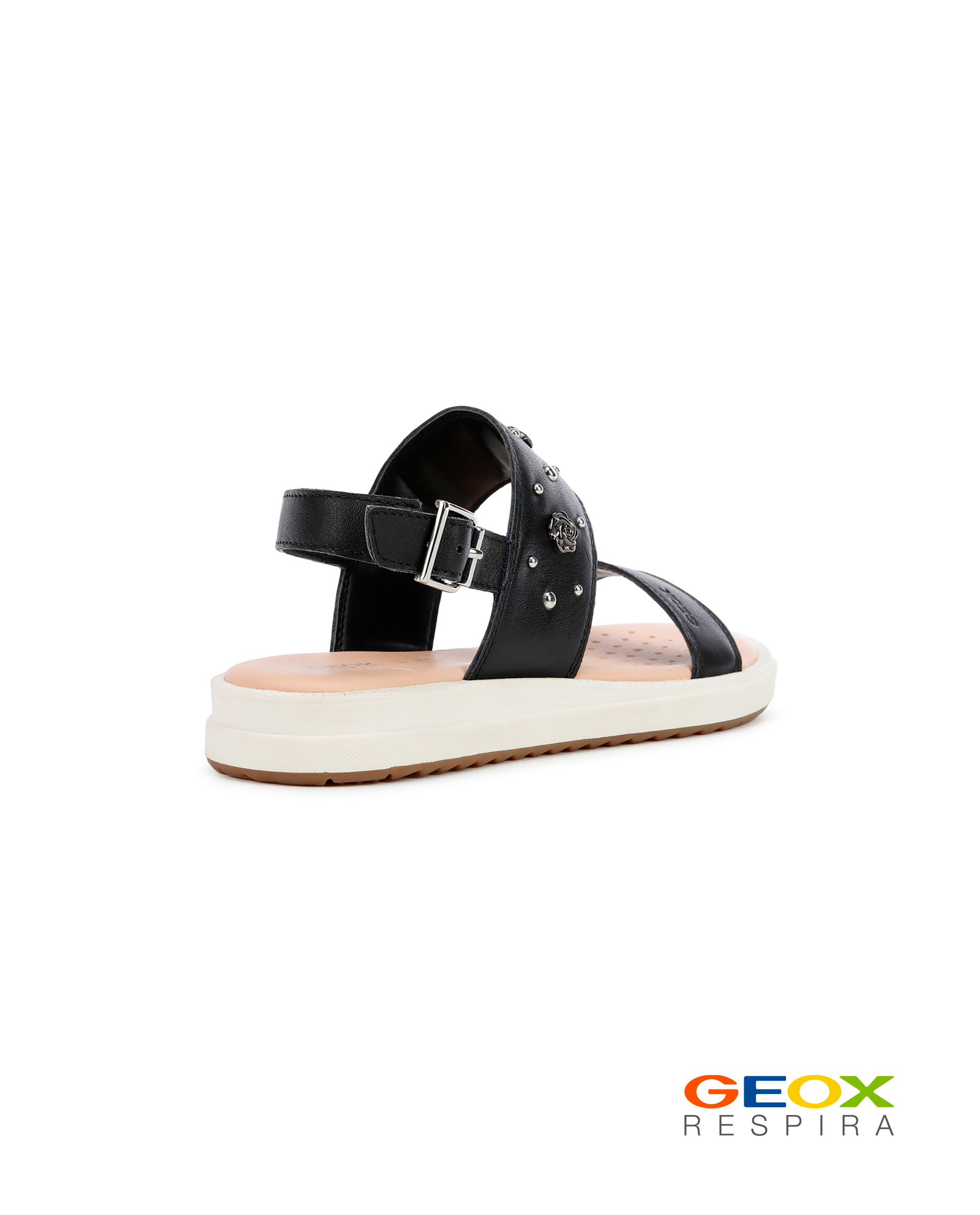 Черные сандалии Geox J02BLE00085C9999, размер 33, цвет черный - фото 3