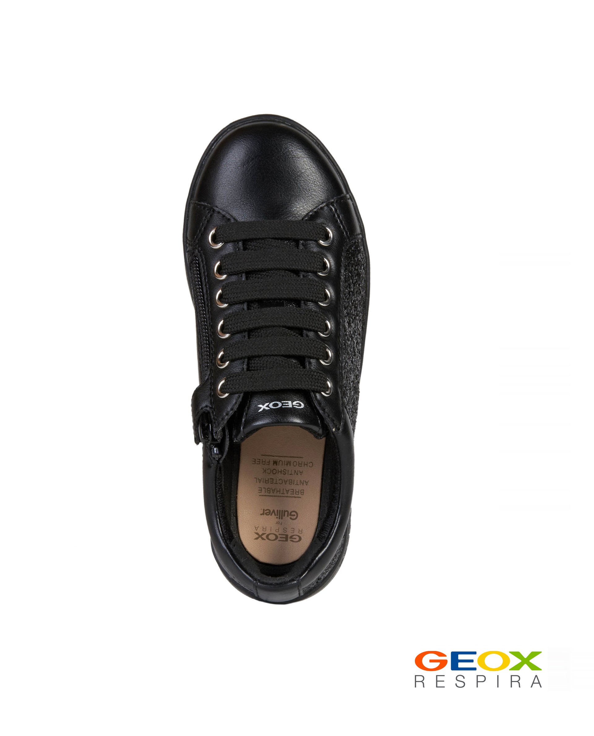 Черные кроссовки Geox J044MELEWBCC9999, размер 36, цвет черный - фото 4