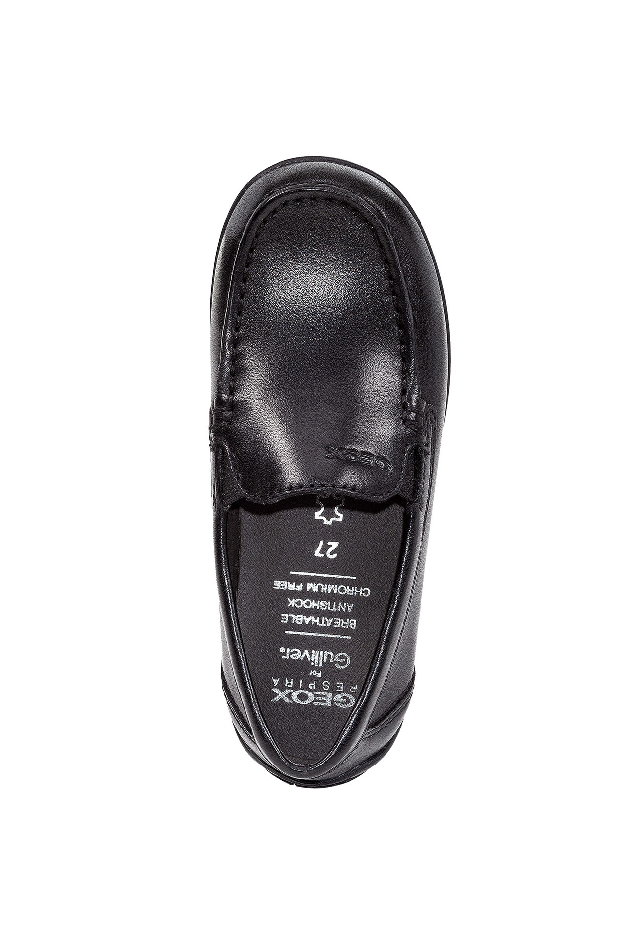 Туфли чёрные Geox J046CAL0043C9999, размер 37, цвет черный - фото 3