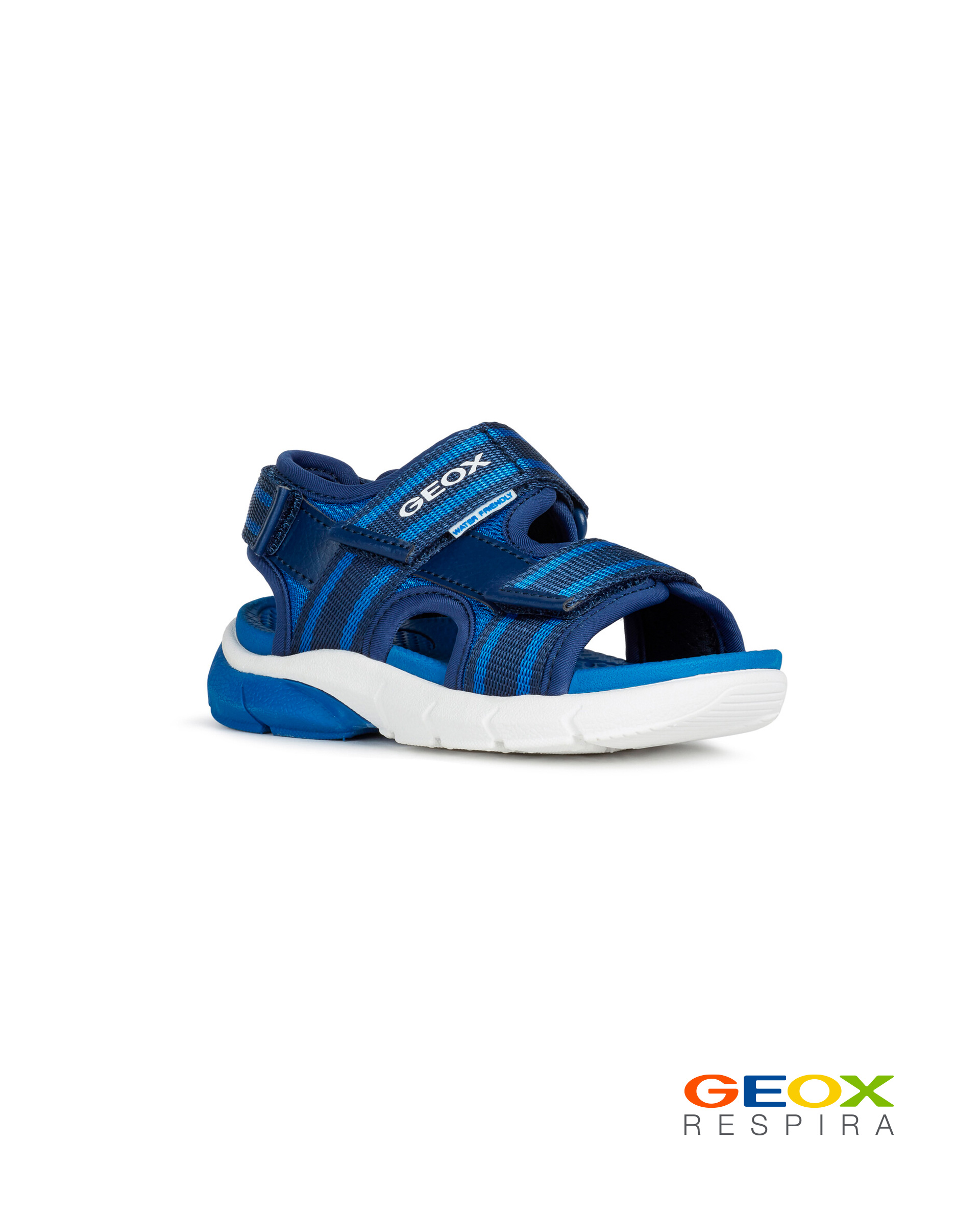 Синие сандалии Geox для мальчика J929DB01114C0615, размер 27, цвет синий - фото 1