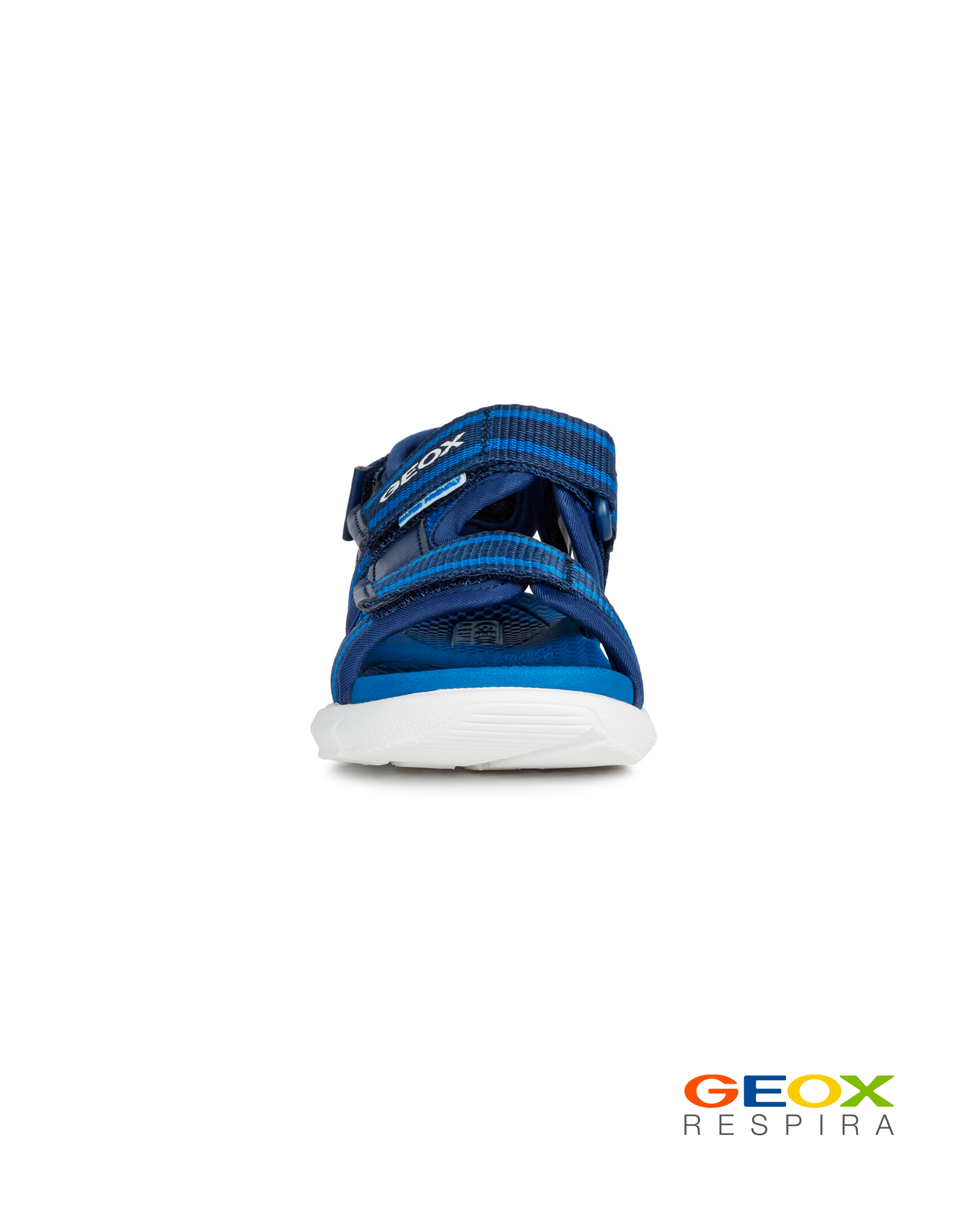Синие сандалии Geox для мальчика J929DB01114C0615, размер 27, цвет синий - фото 2