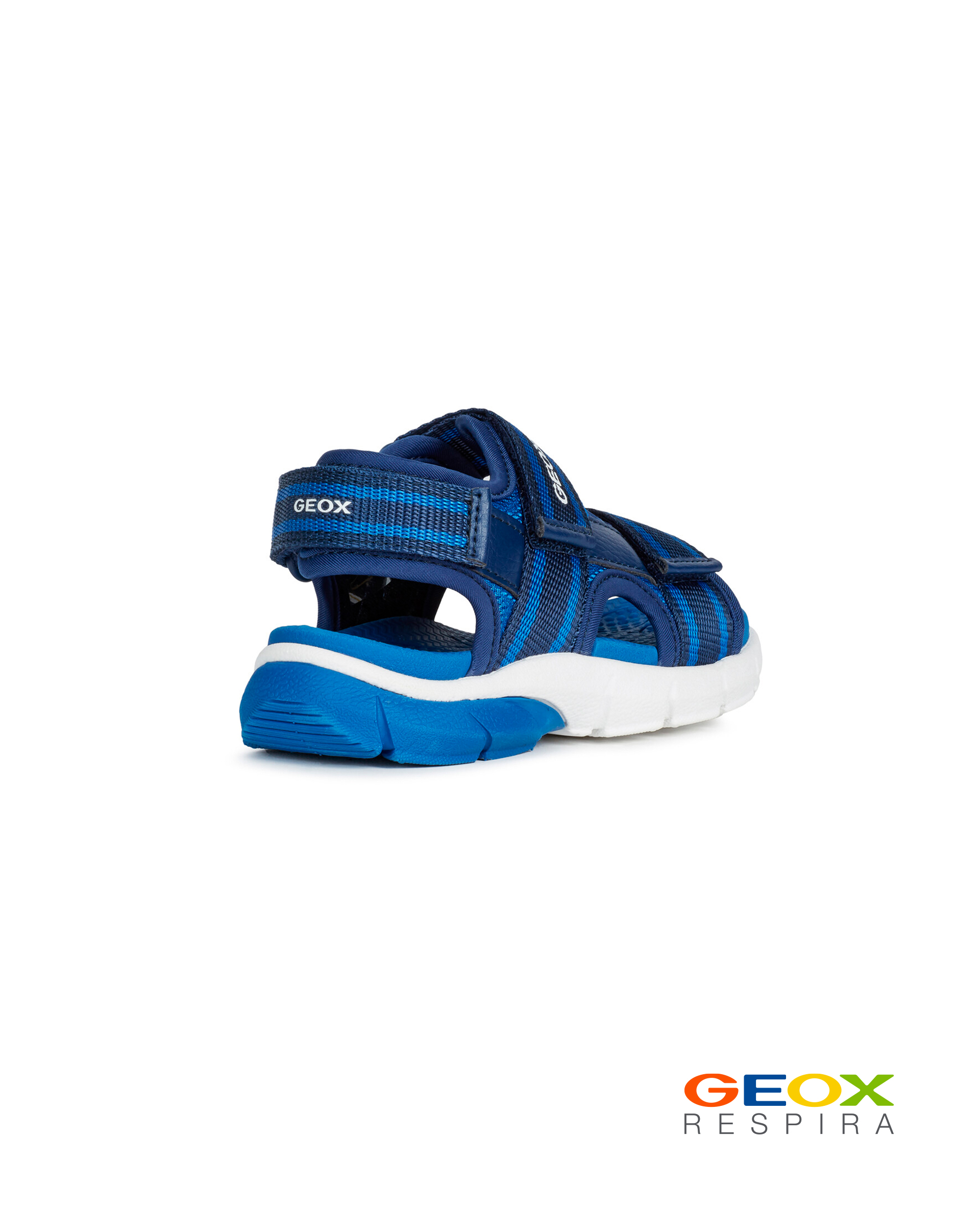 Синие сандалии Geox для мальчика J929DB01114C0615, размер 27, цвет синий - фото 3